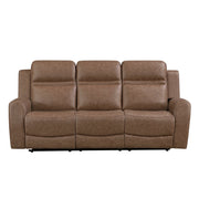 8347BRW-3 Double Reclining Sofa - 8347BRW-3