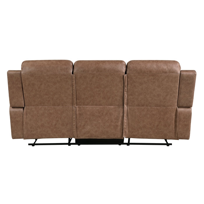 8347BRW-3 Double Reclining Sofa - 8347BRW-3