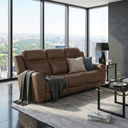 8347BRW-3 Double Reclining Sofa - 8347BRW-3