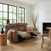 8347BRW-3 Double Reclining Sofa - 8347BRW-3