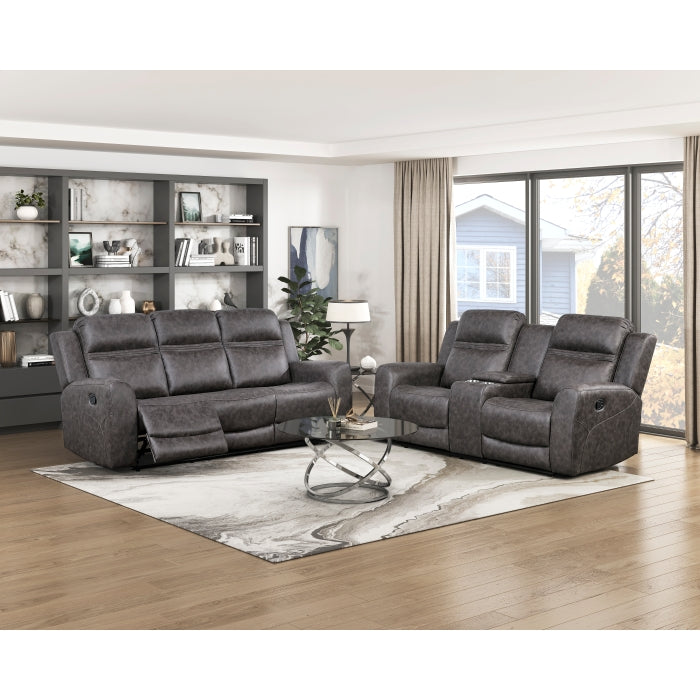 8347CRC-2 Double Reclining Love Seat with Center Console - 8347CRC-2