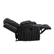 8348BLK-1 Reclining Chair with Cup Holders - 8348BLK-1