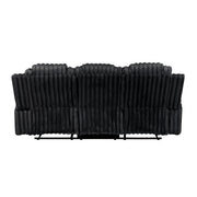 8348BLK*2 2pc Set: Sofa, Love - 8348BLK*2