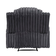 8348DGY-1 Reclining Chair with Cup Holders - 8348DGY-1