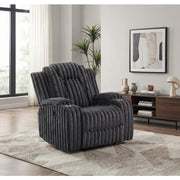8348DGY-1 Reclining Chair with Cup Holders - 8348DGY-1