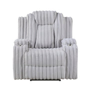 8348GRY-1 Reclining Chair with Cup Holders - 8348GRY-1
