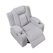 8348GRY-1 Reclining Chair with Cup Holders - 8348GRY-1