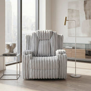 8348GRY-1 Reclining Chair with Cup Holders - 8348GRY-1