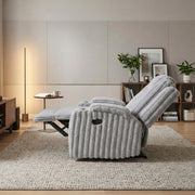 8348GRY-1 Reclining Chair with Cup Holders - 8348GRY-1