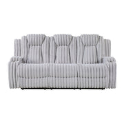8348GRY*2 2pc Set: Sofa, Love - 8348GRY*2