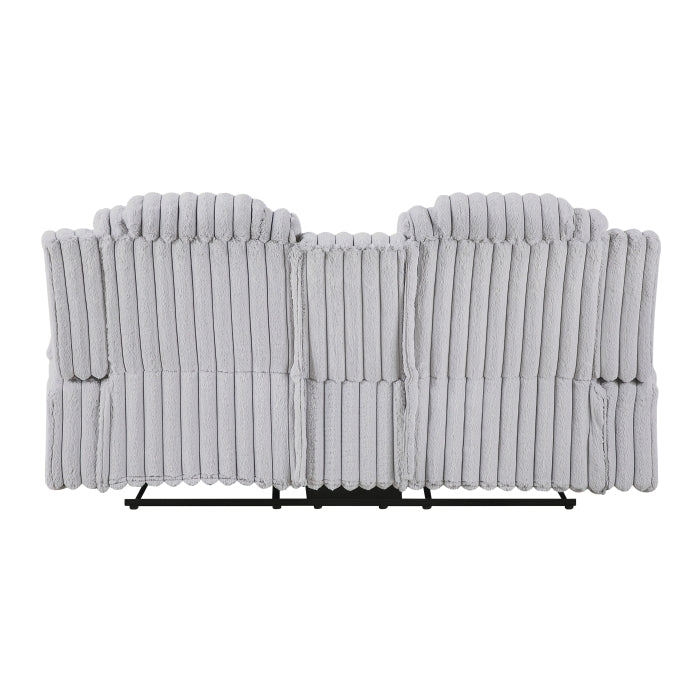 8348GRY*2 2pc Set: Sofa, Love - 8348GRY*2