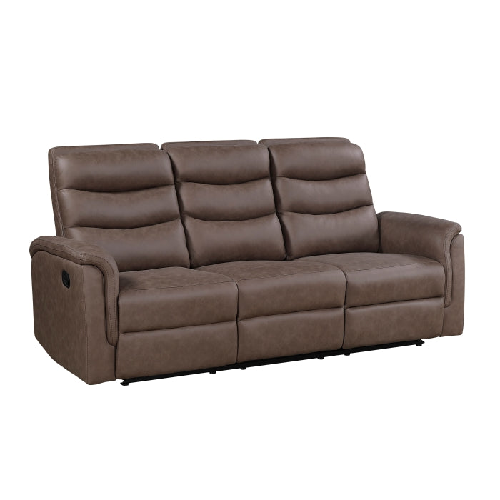 8360BRW*2 2pc Set: Sofa, Love - 8360BRW*2