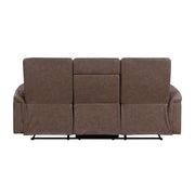 8360BRW*2 2pc Set: Sofa, Love - 8360BRW*2