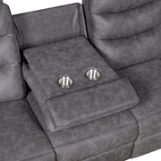 8360GRY*2 2pc Set: Sofa, Love - 8360GRY*2