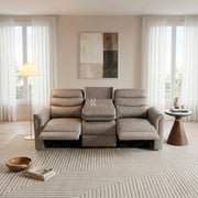 8360TPE-3 Double Reclining Sofa with Drop-down Cup Holders - 8360TPE-3