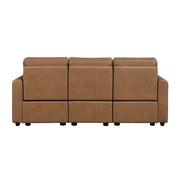 8368BRW*2PWA1 2pc Set: Sofa, Love (Power) - 8368BRW*2PWA1