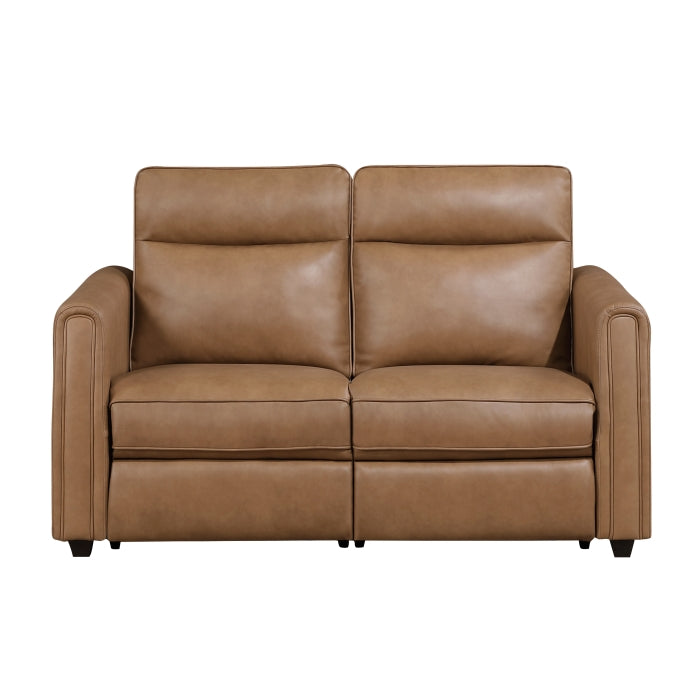8368BRW*2PWA1 2pc Set: Sofa, Love (Power) - 8368BRW*2PWA1