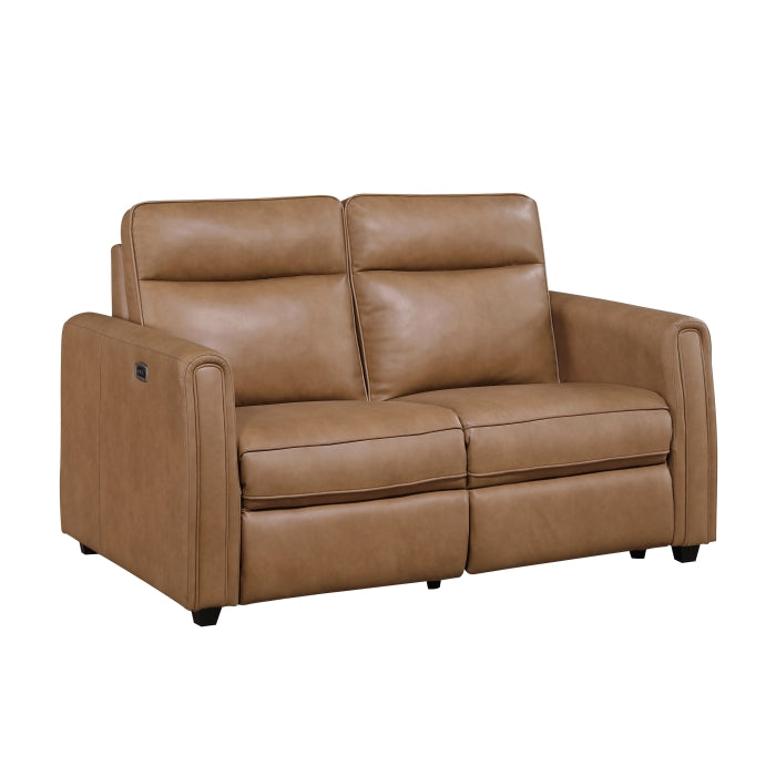 8368BRW*2PWA1 2pc Set: Sofa, Love (Power) - 8368BRW*2PWA1