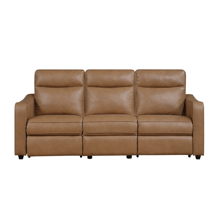 8368BRW*2PWA2 2pc Set: Sofa, Love (Power) - 8368BRW*2PWA2