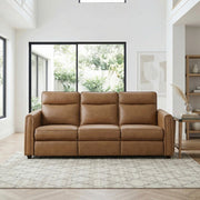 8368BRW-3A1PW* (5)Power Double Reclining Sofa with Rounded Track Arms - 8368BRW-3A1PW*