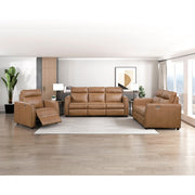 8368BRW-A1PW Power Reclining Chair with Rounded Track Arms - 8368BRW-A1PW