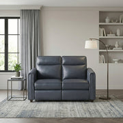 8368NVY-2A1PW* (4)Power Double Reclining Love Seat with Rounded Track Arms - 8368NVY-2A1PW*