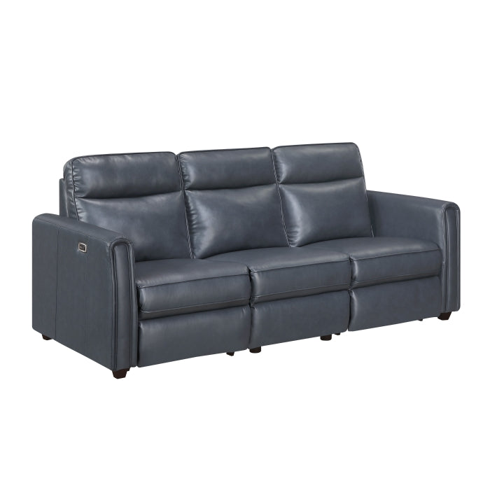8368NVY*2PWA1 2pc Set: Sofa, Love (Power) - 8368NVY*2PWA1