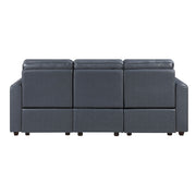 8368NVY*2PWA1 2pc Set: Sofa, Love (Power) - 8368NVY*2PWA1