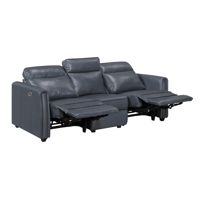 8368NVY*2PWA1 2pc Set: Sofa, Love (Power) - 8368NVY*2PWA1