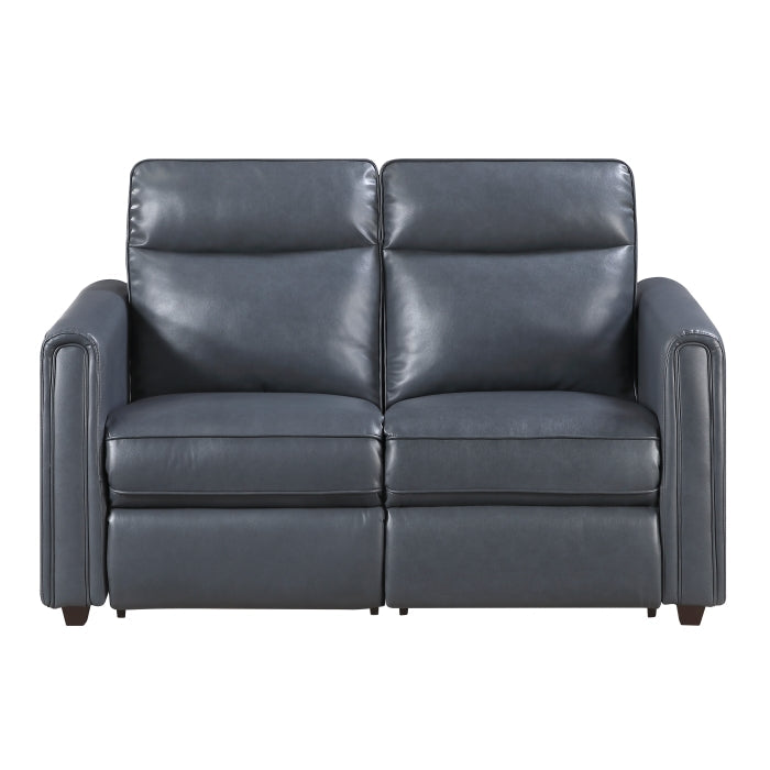 8368NVY*2PWA1 2pc Set: Sofa, Love (Power) - 8368NVY*2PWA1