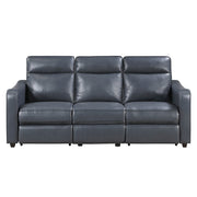 8368NVY*2PWA2 2pc Set: Sofa, Love (Power) - 8368NVY*2PWA2