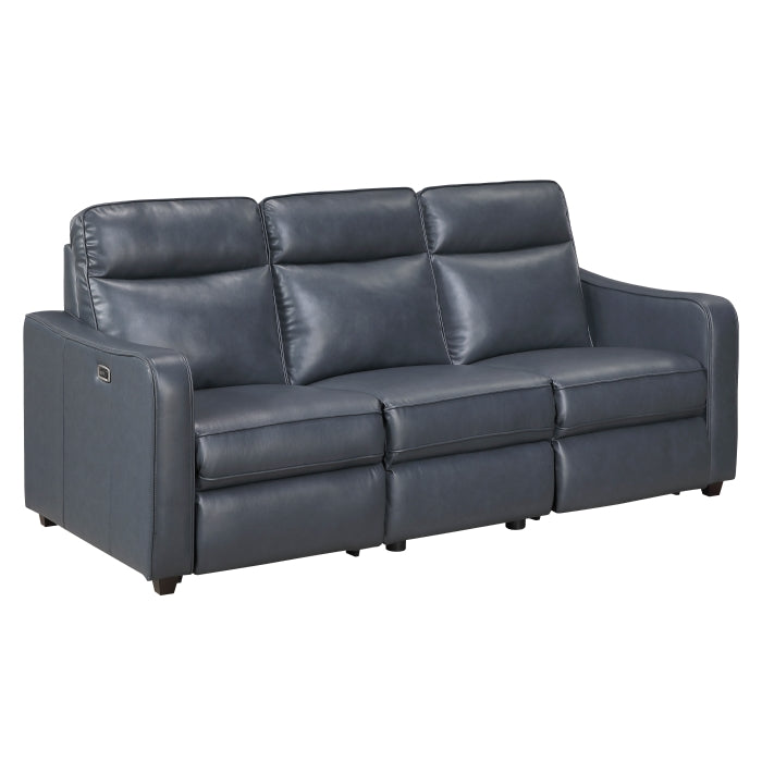 8368NVY*2PWA2 2pc Set: Sofa, Love (Power) - 8368NVY*2PWA2