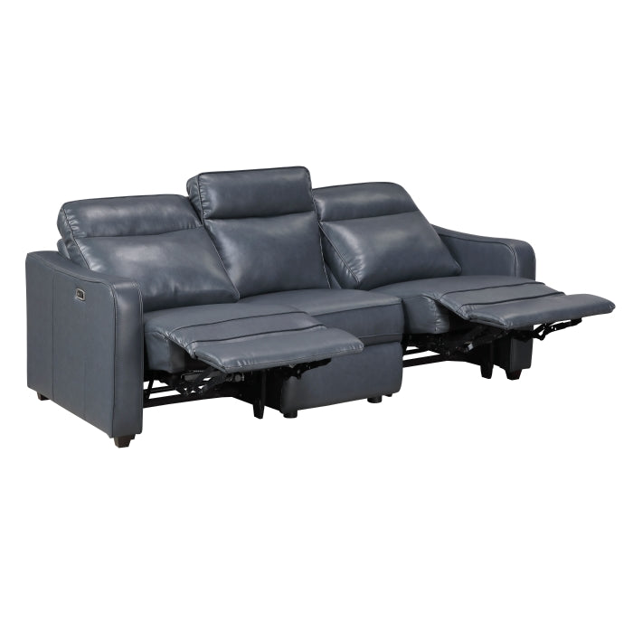 8368NVY*2PWA2 2pc Set: Sofa, Love (Power) - 8368NVY*2PWA2