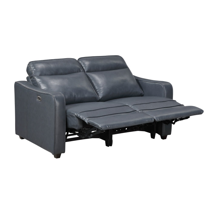 8368NVY*2PWA2 2pc Set: Sofa, Love (Power) - 8368NVY*2PWA2