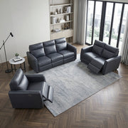 8368NVY-A1PW Power Reclining Chair with Rounded Track Arms - 8368NVY-A1PW