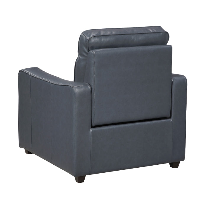 8368NVY-A2PW Power Reclining Chair with Curved Track Arms - 8368NVY-A2PW