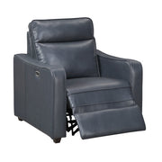 8368NVY-A2PW Power Reclining Chair with Curved Track Arms - 8368NVY-A2PW