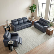 8368NVY-A2PW Power Reclining Chair with Curved Track Arms - 8368NVY-A2PW