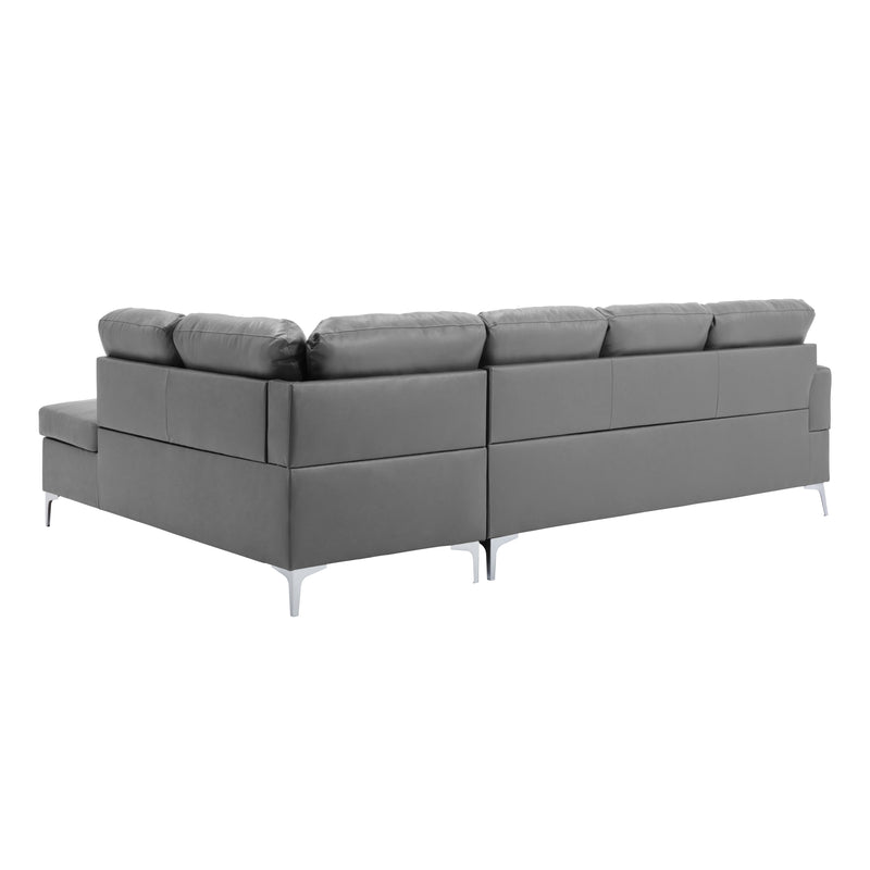 Barrington Gray RAF Sectional - Lara FurnitureSectional
