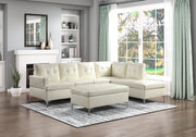 Barrington White RAF Sectional - Lara FurnitureSectional