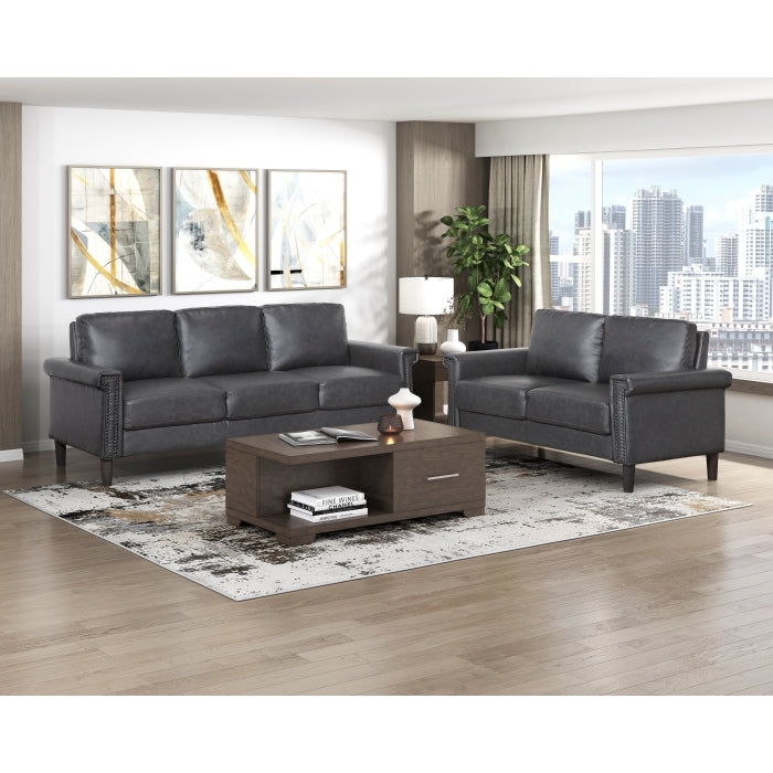 8389DGY-2 Love Seat - 8389DGY-2