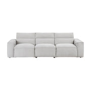8414GRY*2PWH 2pc Set: Sofa, Love - 8414GRY*2PWH