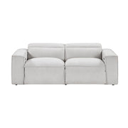 8414GRY*2PWH 2pc Set: Sofa, Love - 8414GRY*2PWH