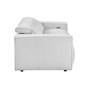 8414GRY*2PWH 2pc Set: Sofa, Love - 8414GRY*2PWH
