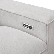 8414GRY*2PWH 2pc Set: Sofa, Love - 8414GRY*2PWH