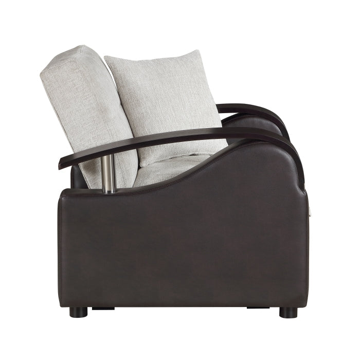 8429BE-1* (2)Chair with Pull-out Bed and Click Motion Back - 8429BE-1*