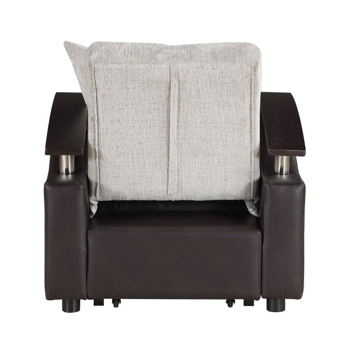 8429BE-1* (2)Chair with Pull-out Bed and Click Motion Back - 8429BE-1*