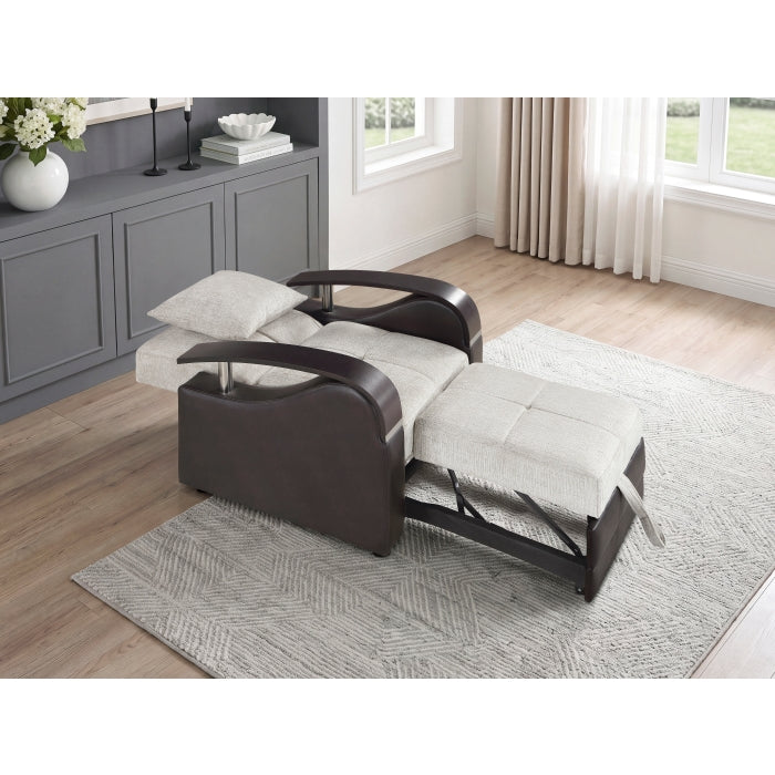 8429BE-1* (2)Chair with Pull-out Bed and Click Motion Back - 8429BE-1*