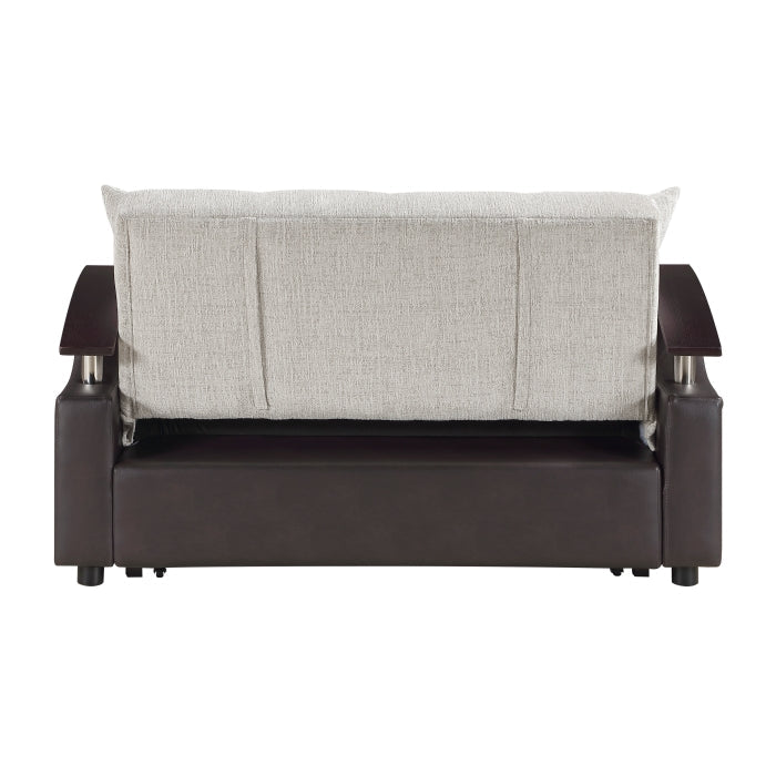 8429BE-2* (2)Love Seat with Pull-out Bed and Click Motion Back - 8429BE-2*