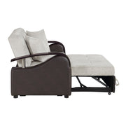 8429BE-2* (2)Love Seat with Pull-out Bed and Click Motion Back - 8429BE-2*